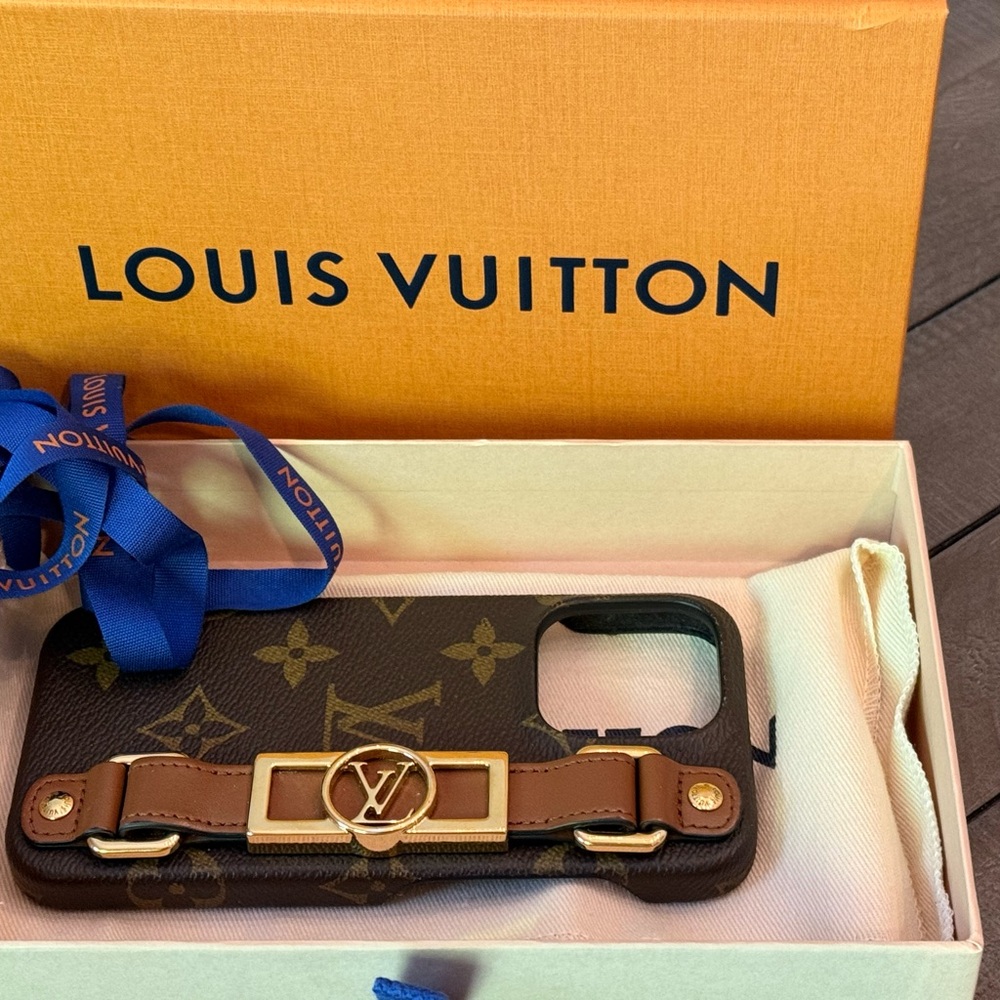 Louis Vuitton Brown Monogram Phone Case 13 Pro